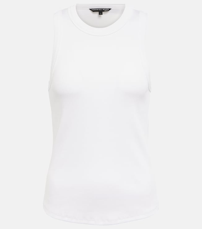Jordyn cotton jersey tank top | Veronica Beard