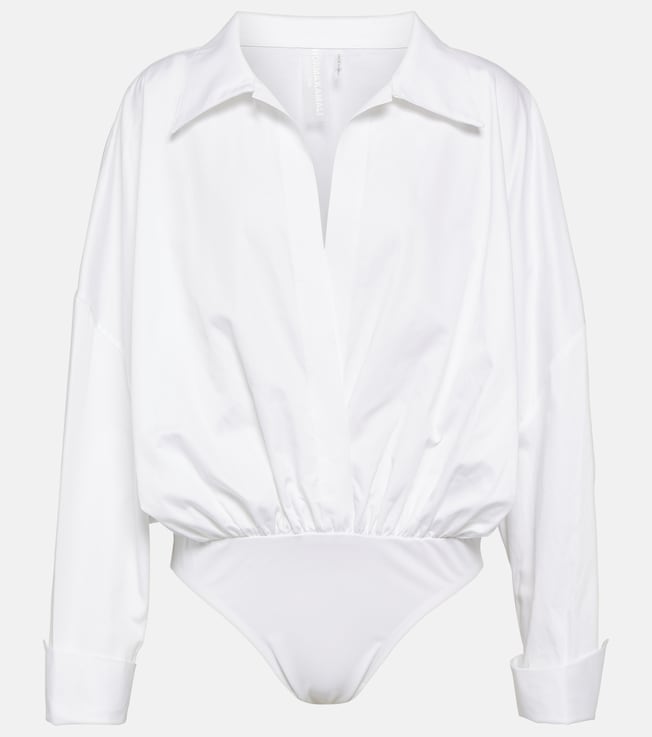 Oversized cotton bodysuit | Norma Kamali