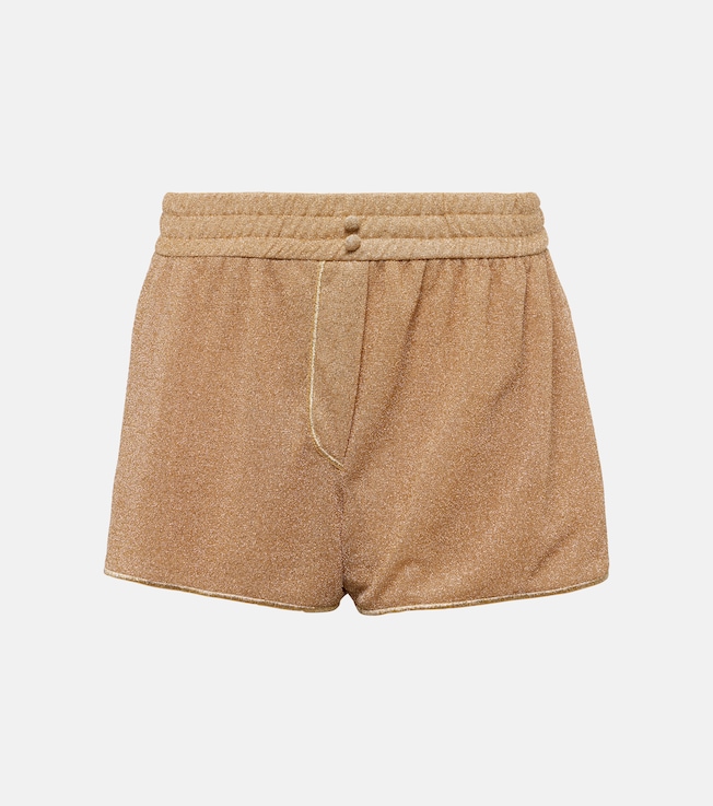 Lumière lamé shorts | Oséree