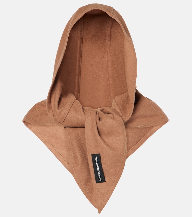 Wool-blend hood | Ruslan Baginskiy