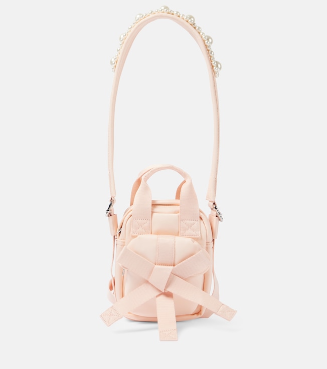 Faux pearl-embellished crossbody bag | Simone Rocha