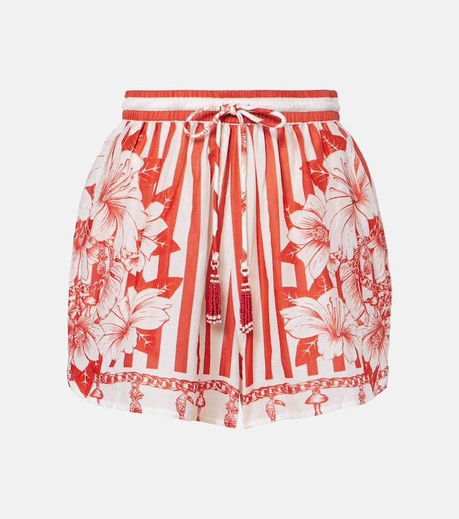 Floral Chains cotton shorts | Farm Rio