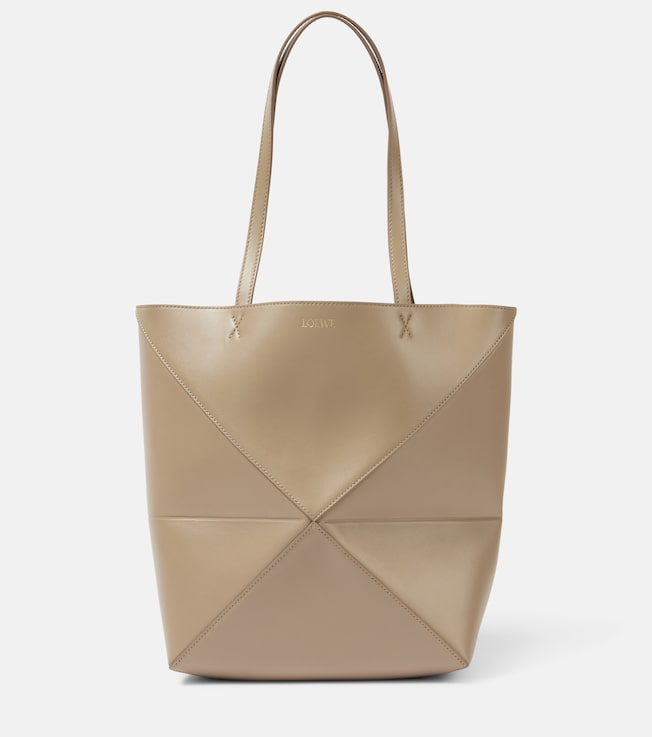 Puzzle Fold Medium leather tote bag | Loewe