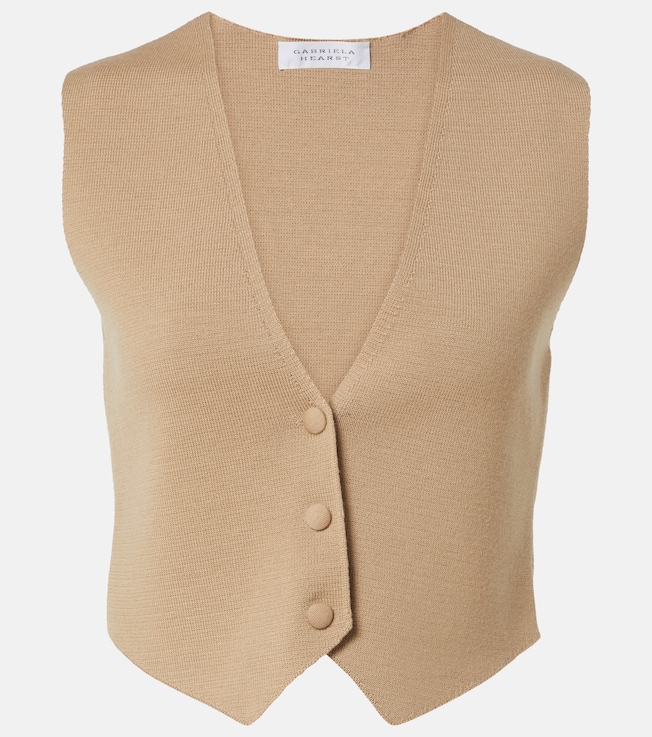 Styx wool and cashmere vest | Gabriela Hearst