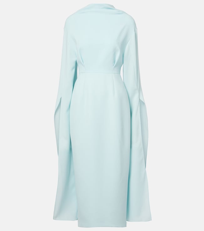 Nour draped crêpe midi dress | Roksanda