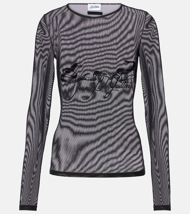 Tattoo Collection mesh top | Jean Paul Gaultier
