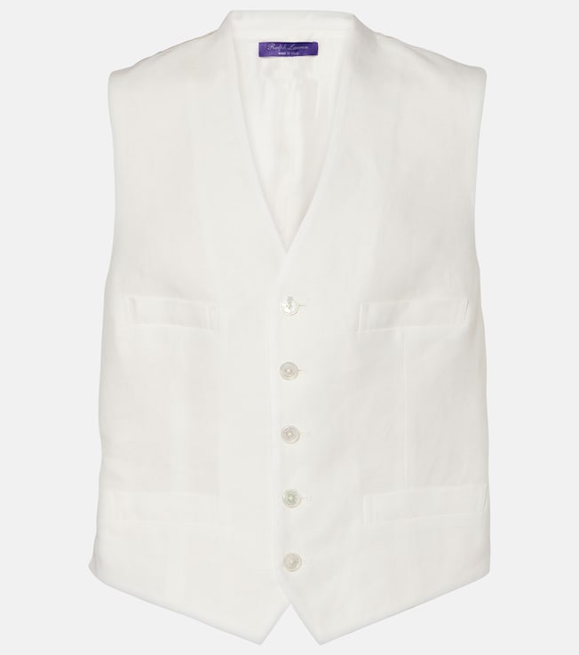 Jaiden linen vest | Ralph Lauren Collection