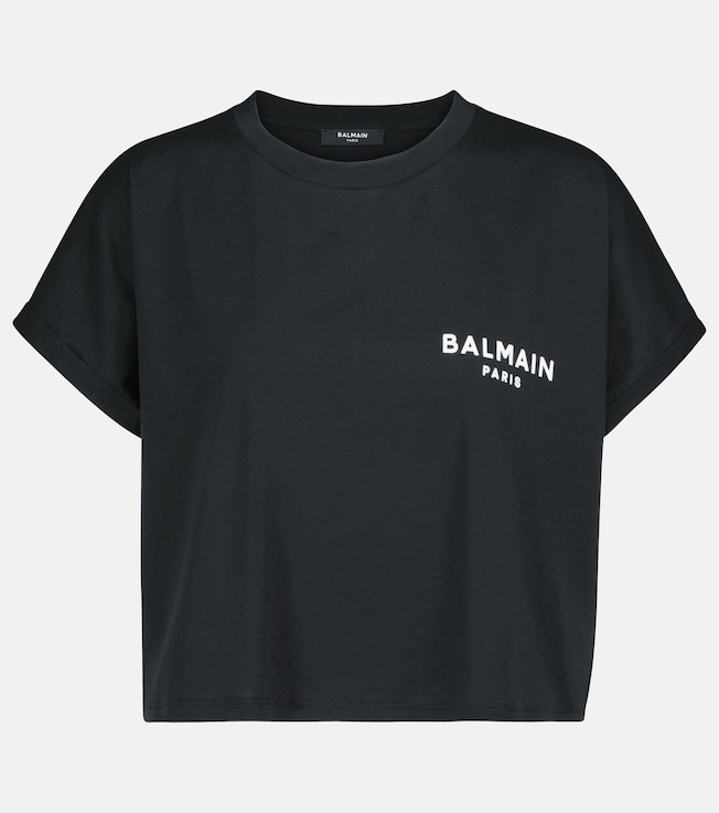 Logo cotton jersey T-shirt | Balmain