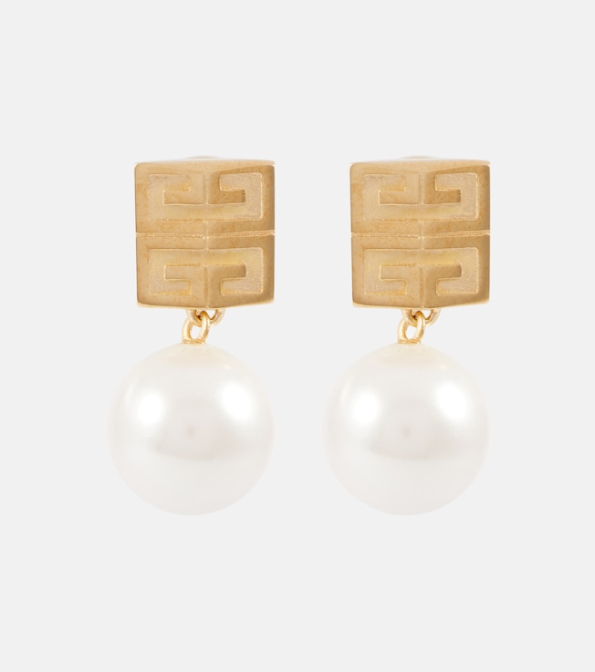 4G embellished brass earrings | Givenchy