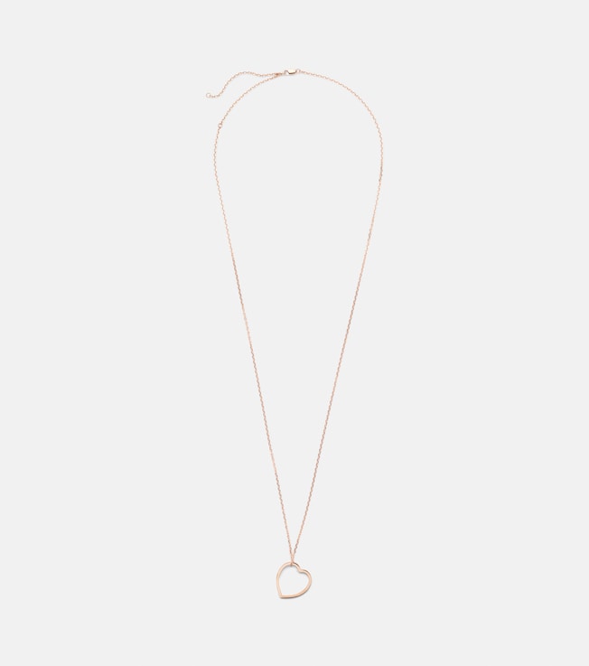 Antifer Heart 18kt rose gold necklace | Repossi