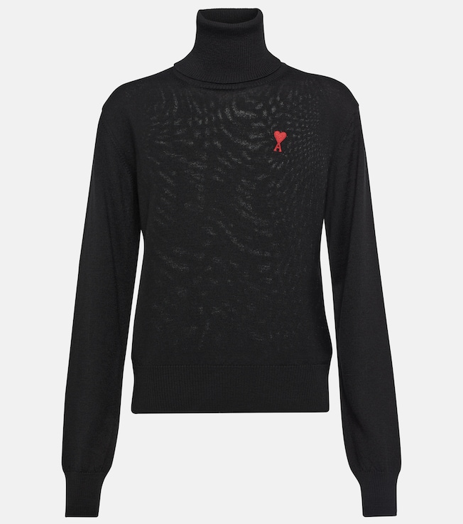 Ami De Cœur wool turtleneck sweater | Ami Paris
