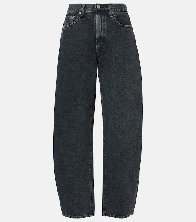 Balloon mid-rise barrel-leg jeans | Agolde