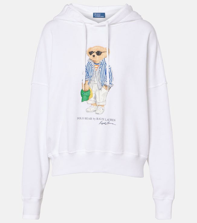 Polo Bear cotton-blend jersey hoodie | Polo Ralph Lauren