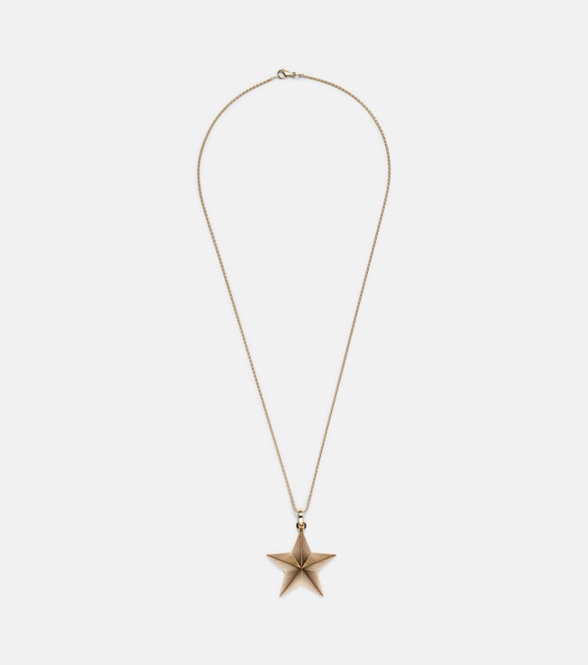 Jumbo Star 18kt gold charm necklace | Marie Lichtenberg