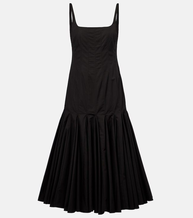 Agave cotton poplin midi dress | Jacquemus