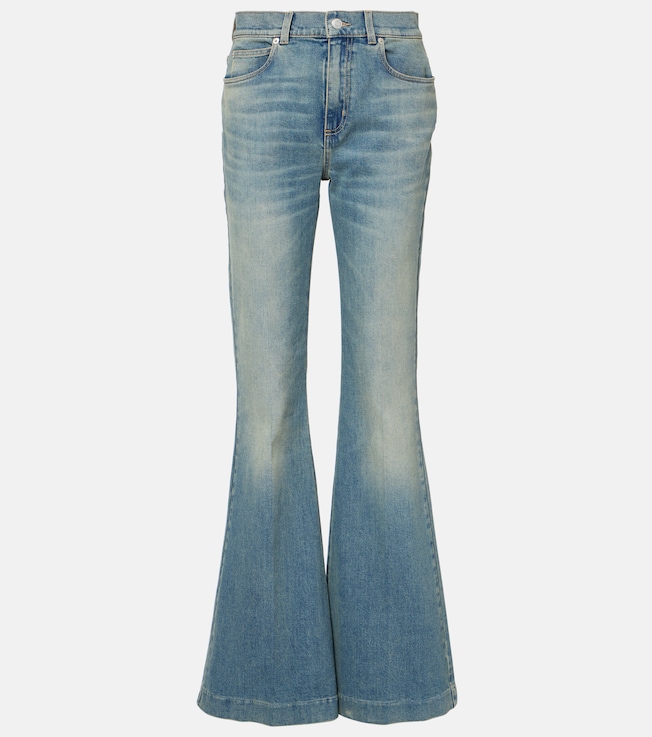 Faded flared jeans | McQueen