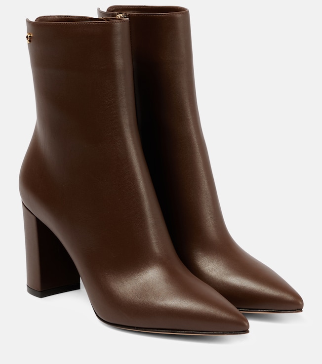 Piper 85 leather ankle boots | Gianvito Rossi