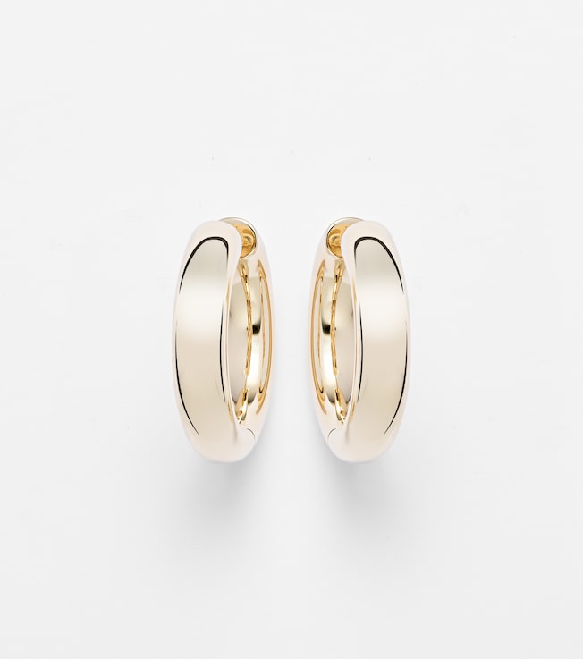 Cosmo 18kt gold hoop earrings | Anita Ko
