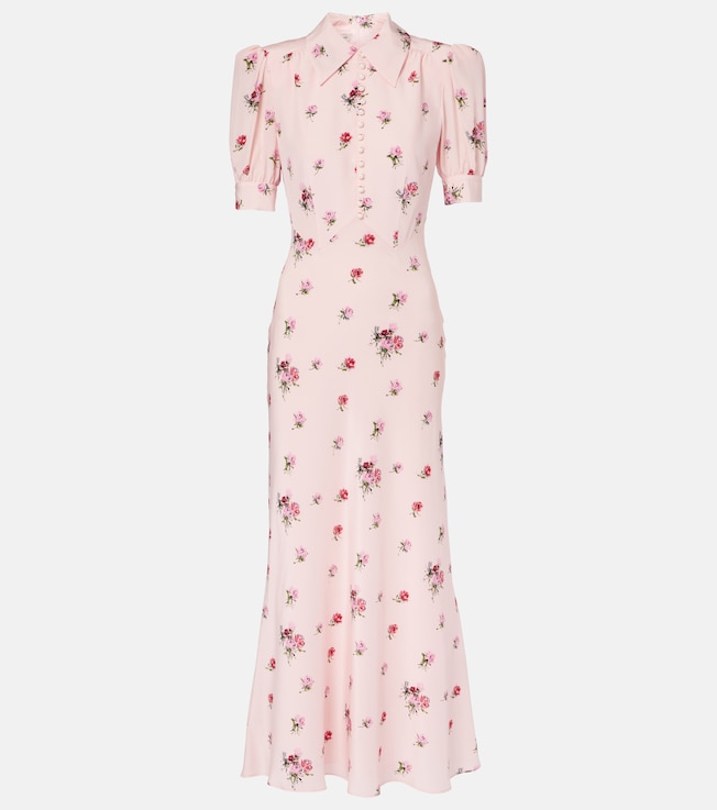 Embellished silk midi dress | Alessandra Rich