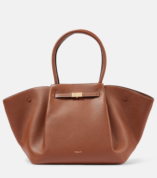New York Large leather tote bag | DeMellier