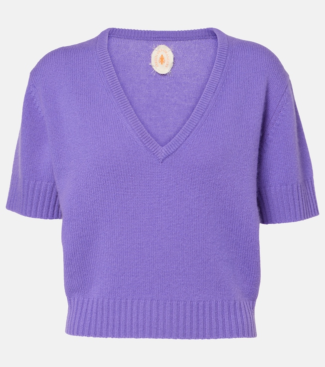 Knitted cashmere top | Jardin des Orangers