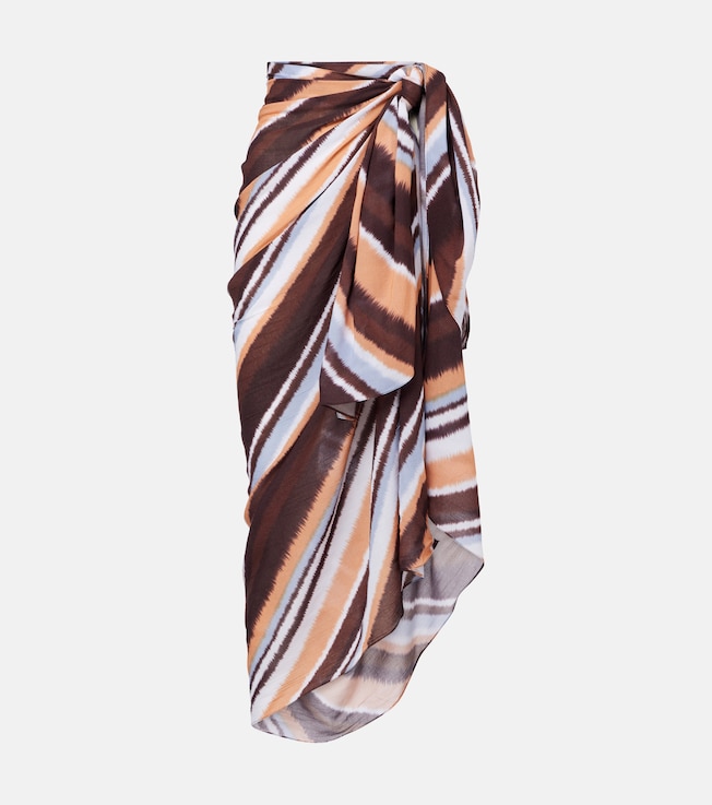 Abaya striped beach cover-up | Faithfull