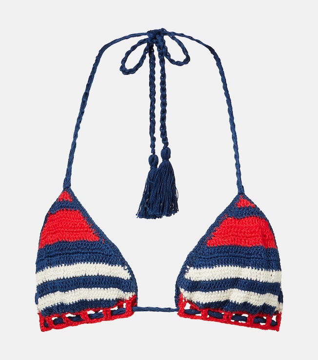 Gabrielle crochet cotton bikini top | Anna Kosturova