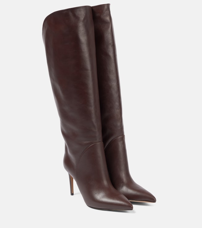 Gaia 85 leather knee-high boots | Paris Texas