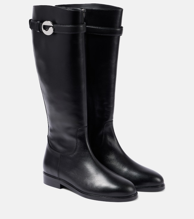 Cavaliers leather knee-high-boots | Coperni