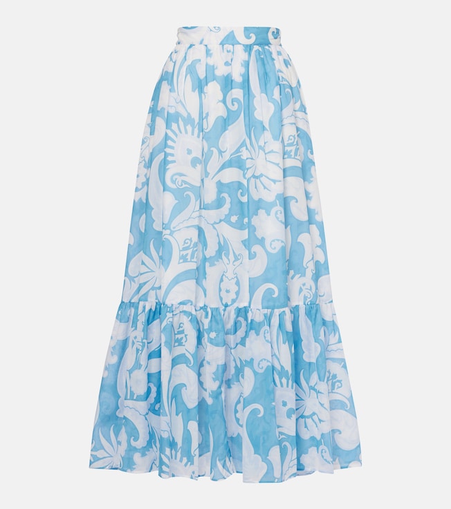 Paisley cotton maxi skirt | Etro