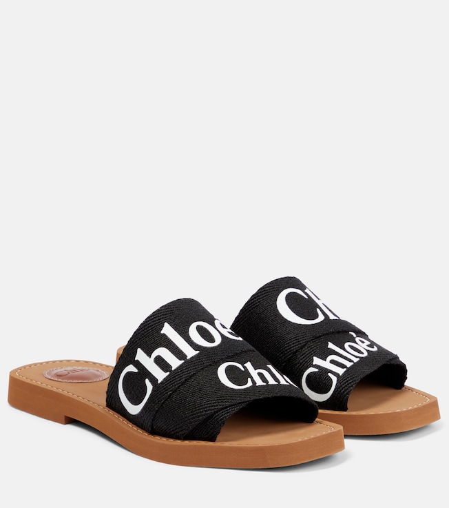 Woody canvas slides | Chloé
