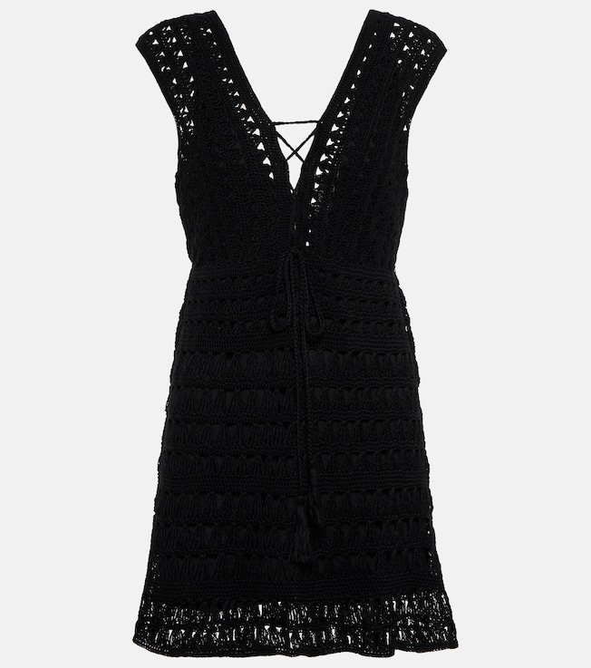 Jennifer crochet cotton minidress | Anna Kosturova