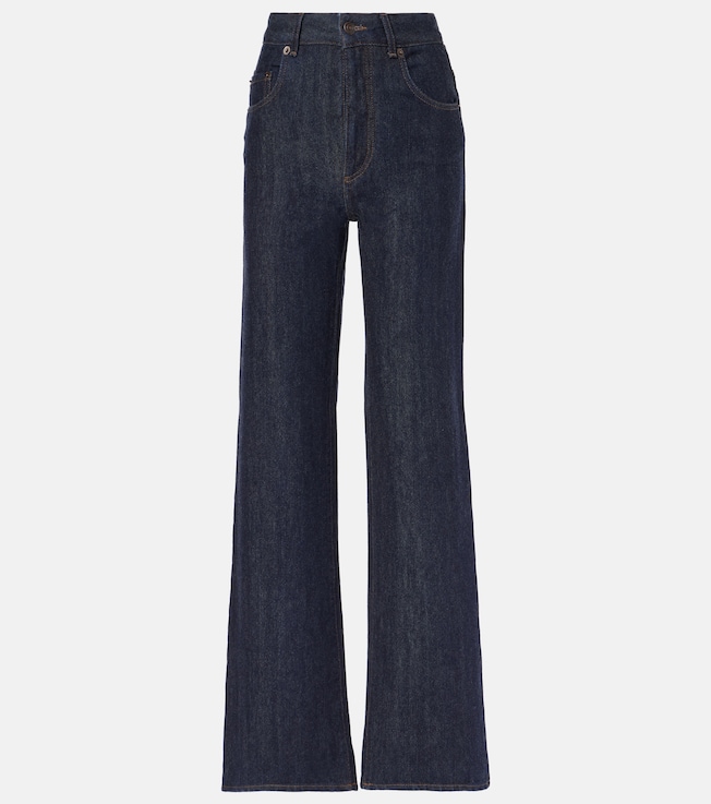 High-rise flared jeans | Loro Piana