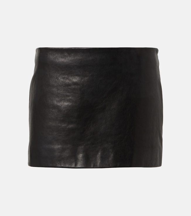Jett leather miniskirt | Khaite