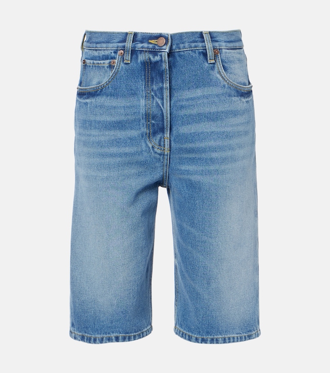 High-rise Bermuda shorts | Prada