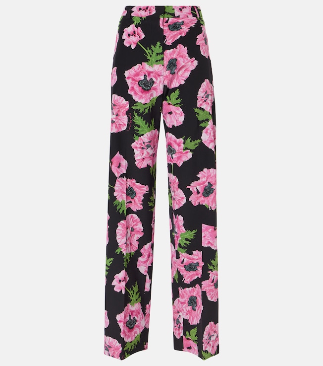 Poppy floral wide-leg pants | Stella McCartney