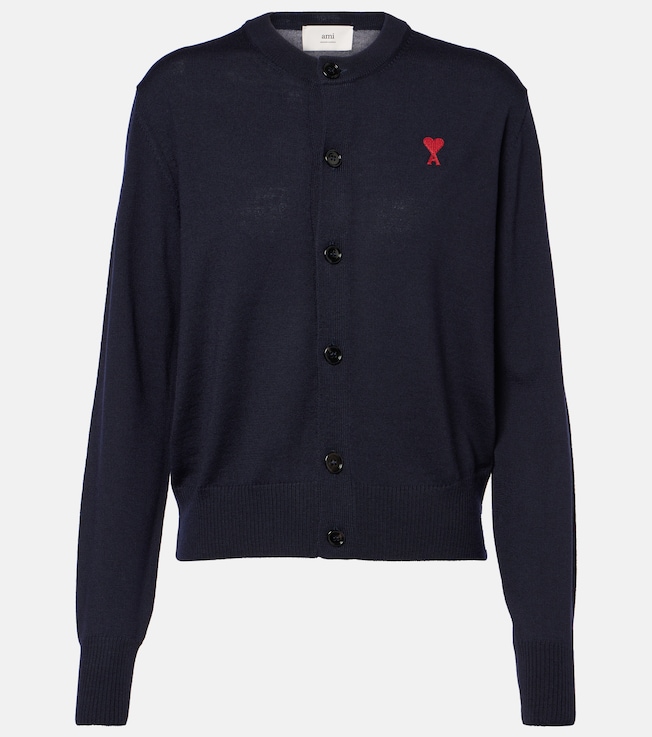 Ami De Cœur wool cardigan | Ami Paris