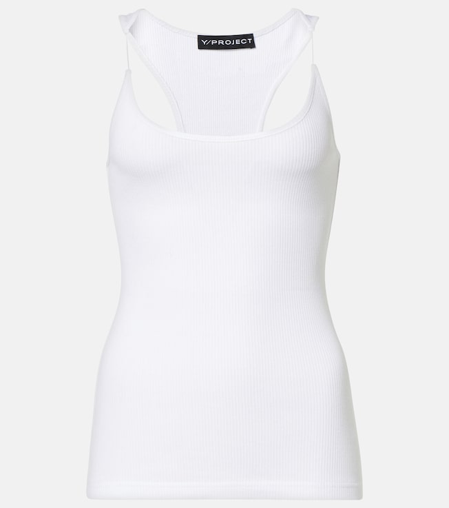 Cotton jersey tank top | Y/Project