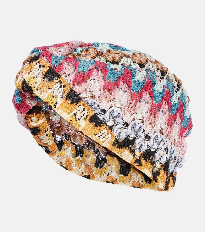 Lamé head wrap | Missoni