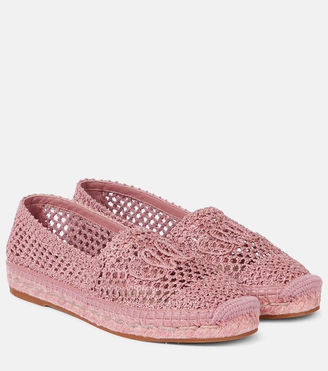 Isla logo crochet espadrilles | Chloé