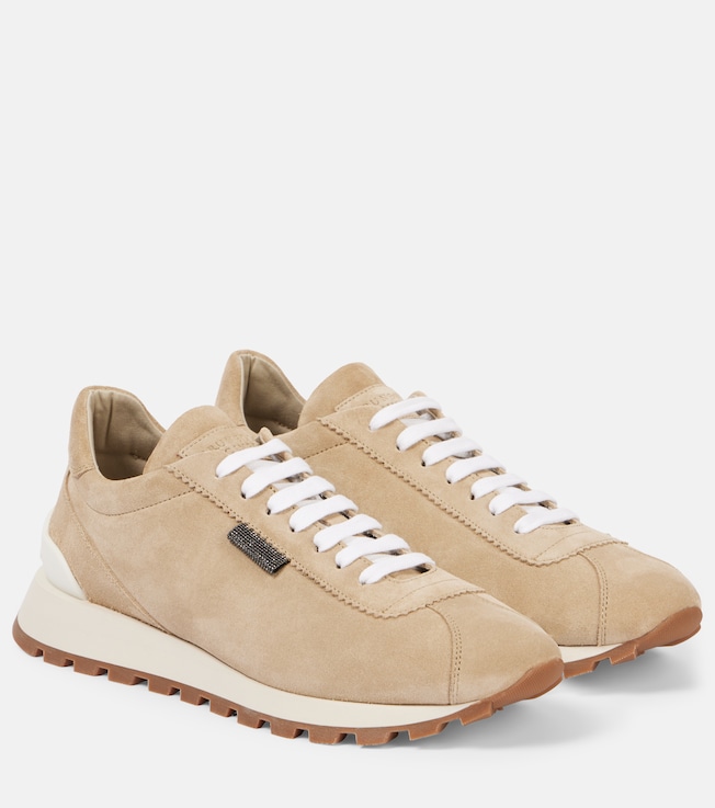 Monili suede sneakers | Brunello Cucinelli