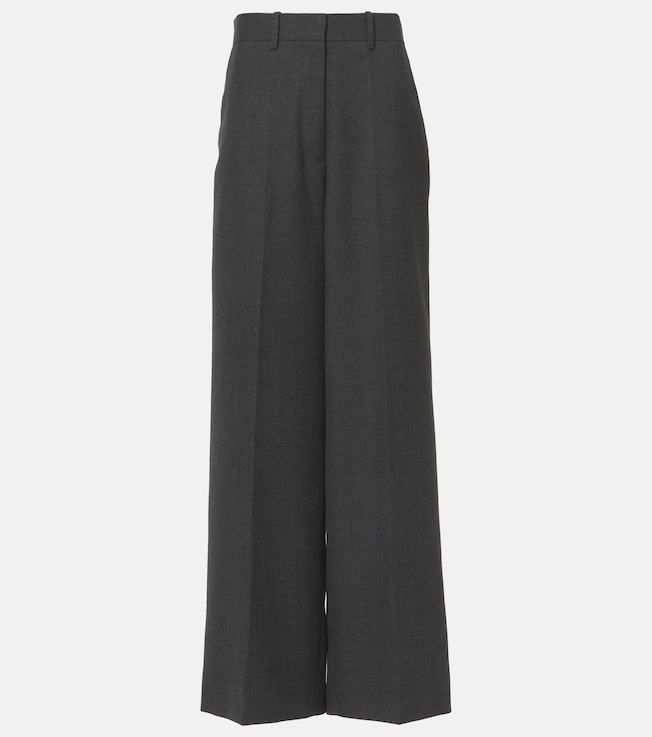 High-rise virgin wool wide-leg pants | Givenchy