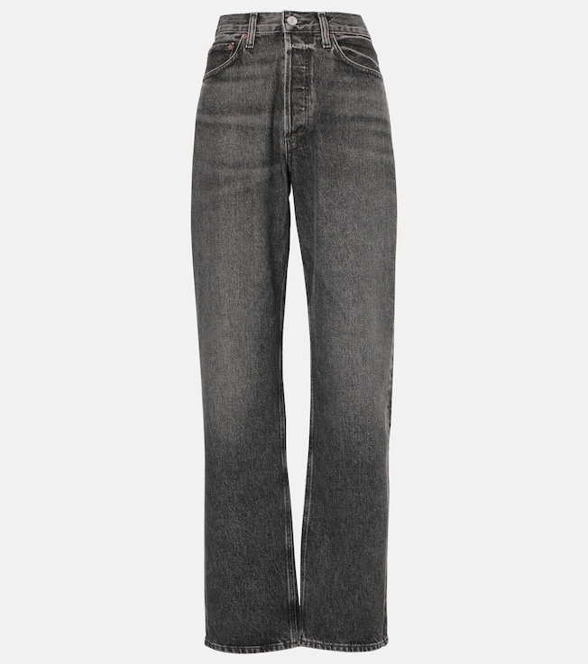 Kelly high-rise straight jeans | Agolde