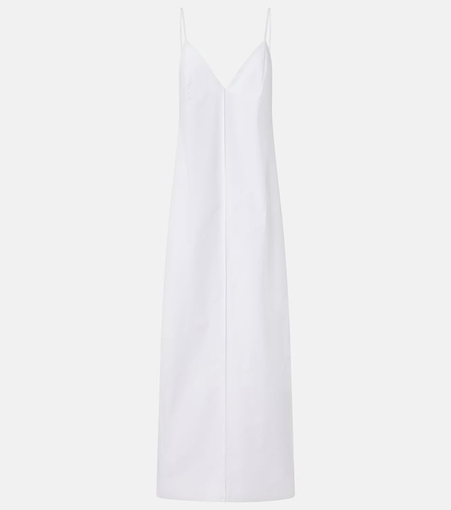 Tulula silk poplin slip dress | Khaite