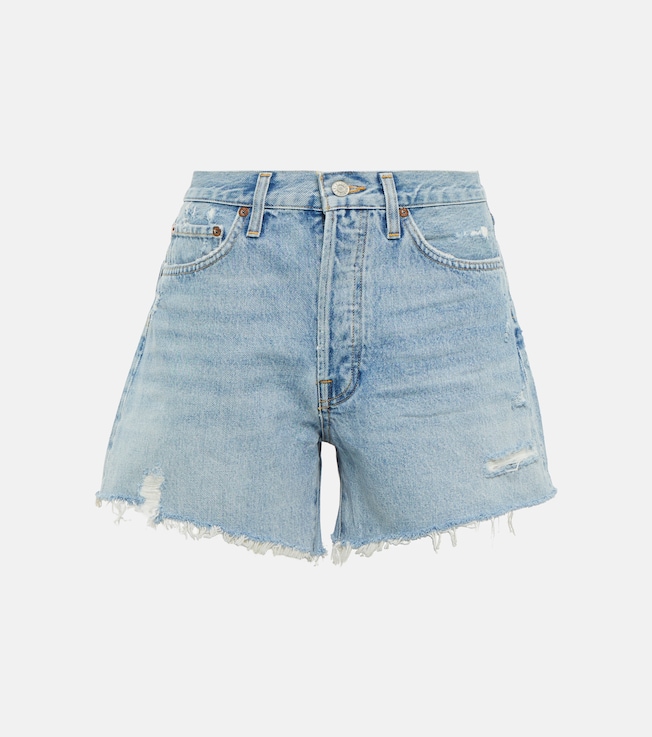 Parker mid-rise denim shorts | Agolde