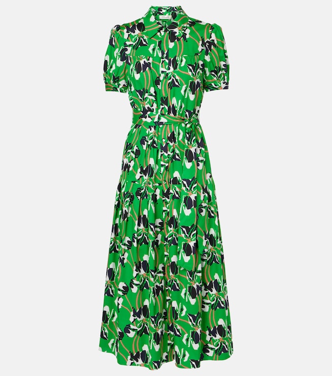 Jonah printed cotton maxi dress | Diane von Furstenberg
