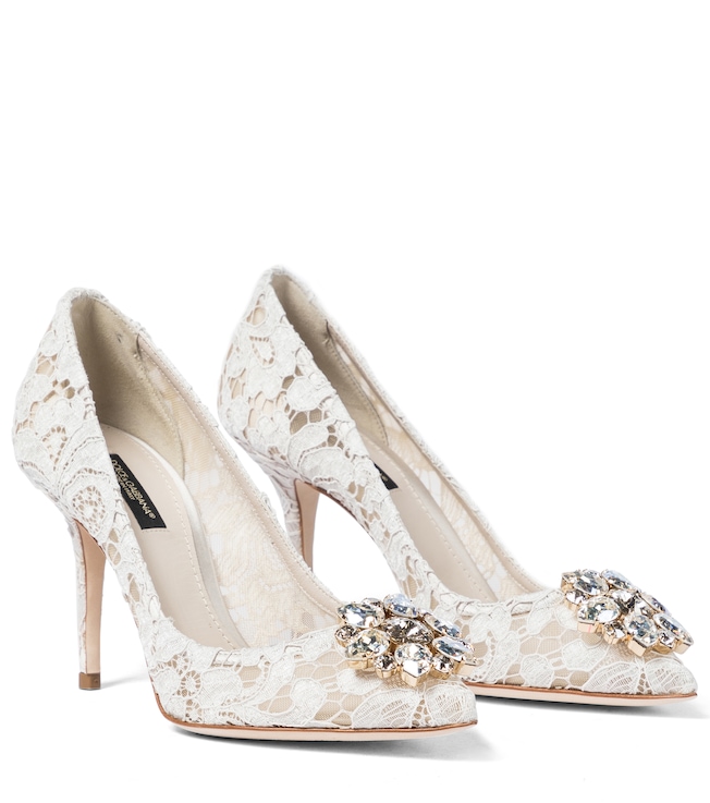 Belluci embellished lace pumps | Dolce&Gabbana