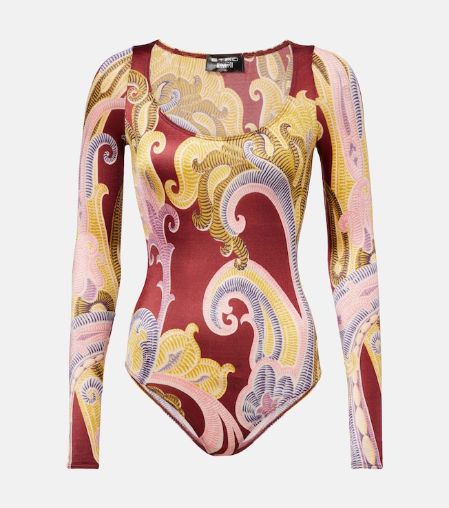 x Etro printed bodysuit | Wolford