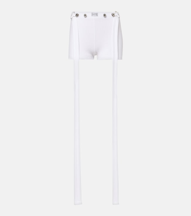 High-rise cotton shorts  | Jean Paul Gaultier