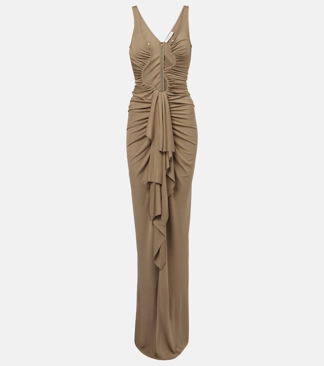 Salacia draped jersey maxi dress | Christopher Esber